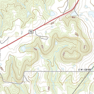 United States Geological Survey Weleetka, OK (2022, 24000-Scale) digital map