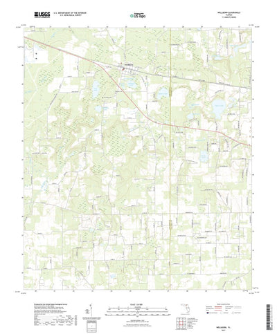 United States Geological Survey Wellborn, FL (2021, 24000-Scale) digital map