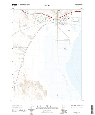 United States Geological Survey Wendover, UT (2020, 24000-Scale) digital map