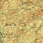 United States Geological Survey Wernersville, PA (1902, 62500-Scale) digital map
