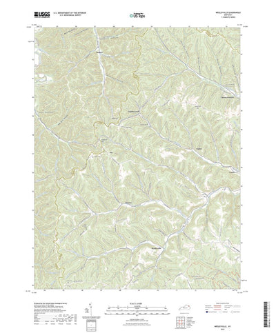 United States Geological Survey Wesleyville, KY (2022, 24000-Scale) digital map