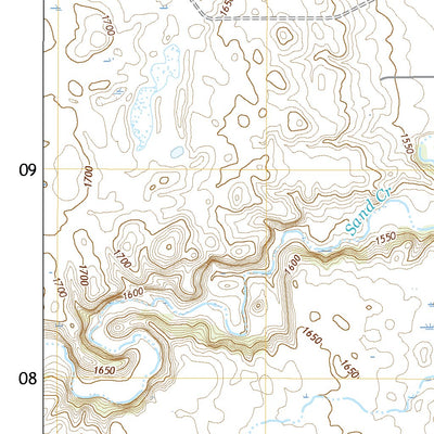 United States Geological Survey Wessington SW, SD (2021, 24000-Scale) digital map