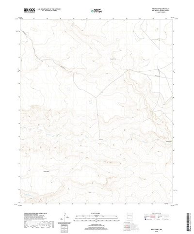 United States Geological Survey West Camp, NM (2020, 24000-Scale) digital map
