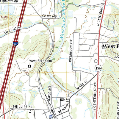 United States Geological Survey West Fork, AR (2020, 24000-Scale) digital map