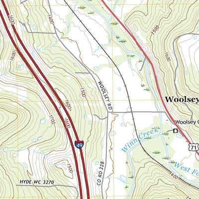 United States Geological Survey West Fork, AR (2020, 24000-Scale) digital map