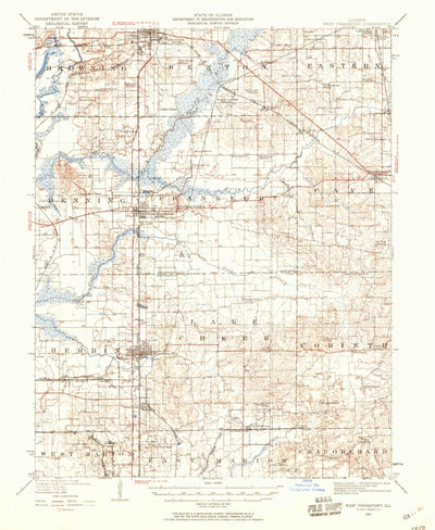 United States Geological Survey West Frankfort, IL (1941, 62500-Scale) digital map