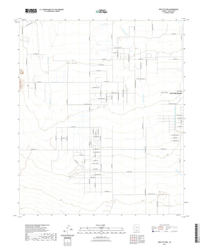 United States Geological Survey West of Avra, AZ (2021, 24000-Scale) digital map