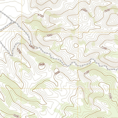 United States Geological Survey West of Bellevue Peak, NV (2021, 24000-Scale) digital map