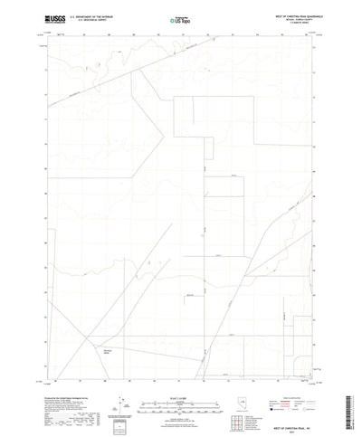 United States Geological Survey West of Christina Peak, NV (2021, 24000-Scale) digital map