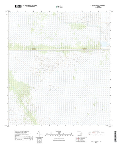 United States Geological Survey West of Deem City, FL (2021, 24000-Scale) digital map