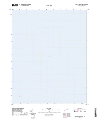 United States Geological Survey West of Nandua Creek, VA (2022, 24000-Scale) digital map