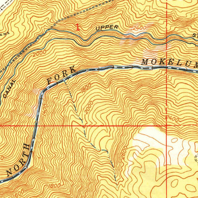 United States Geological Survey West Point, CA (1949, 24000-Scale) digital map
