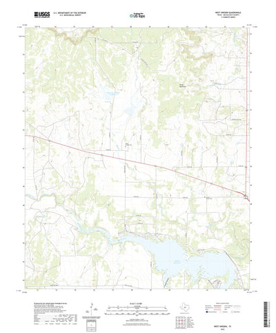 United States Geological Survey West Sweden, TX (2022, 24000-Scale) digital map