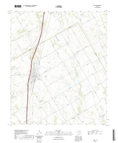 United States Geological Survey West, TX (2022, 24000-Scale) digital map