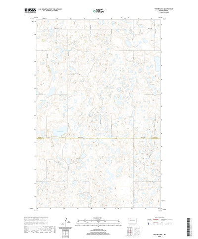 United States Geological Survey Westby Lake, ND (2020, 24000-Scale) digital map