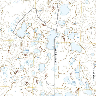 United States Geological Survey Westby Lake, ND (2020, 24000-Scale) digital map