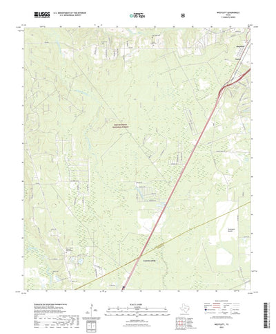United States Geological Survey Westcott, TX (2022, 24000-Scale) digital map