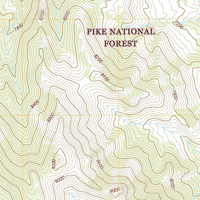 United States Geological Survey Westcreek, CO (2022, 24000-Scale) digital map