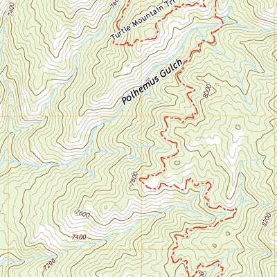 United States Geological Survey Westcreek, CO (2022, 24000-Scale) digital map