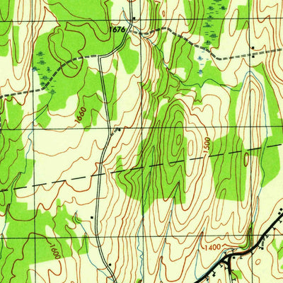 United States Geological Survey Westerlo, NY (1946, 31680-Scale) digital map
