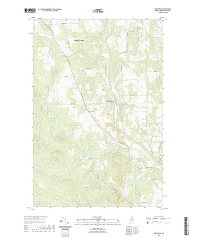 United States Geological Survey Westfield, ME (2021, 24000-Scale) digital map