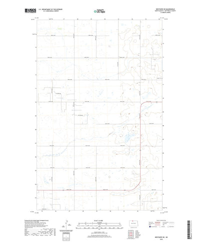 United States Geological Survey Westhope SW, ND (2020, 24000-Scale) digital map