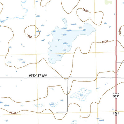 United States Geological Survey Westhope SW, ND (2020, 24000-Scale) digital map