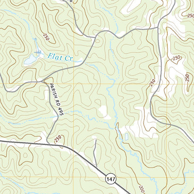 United States Geological Survey Weston, LA (2020, 24000-Scale) digital map