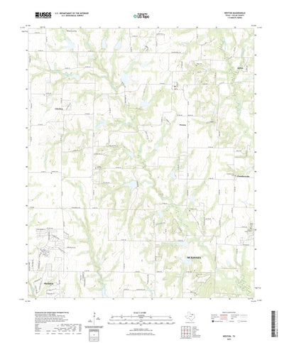 United States Geological Survey Weston, TX (2022, 24000-Scale) digital map