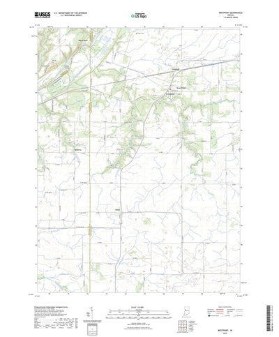 United States Geological Survey Westpoint, IN (2022, 24000-Scale) digital map