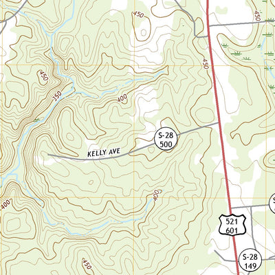 United States Geological Survey Westville, SC (2020, 24000-Scale) digital map