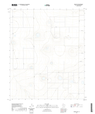 United States Geological Survey Westway NW, TX (2022, 24000-Scale) digital map