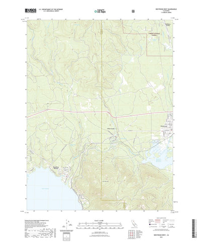United States Geological Survey Westwood West, CA (2021, 24000-Scale) digital map
