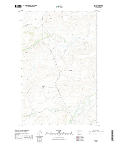 United States Geological Survey Wetzel, MT (2020, 24000-Scale) digital map