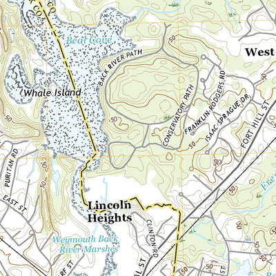 United States Geological Survey Weymouth, MA (2021, 24000-Scale) digital map