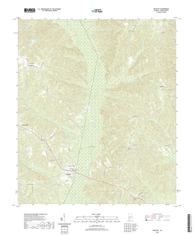 United States Geological Survey Whatley, AL (2020, 24000-Scale) digital map