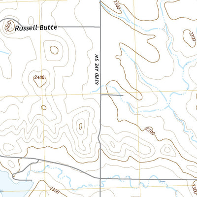 United States Geological Survey Wheeler Hills, ND (2020, 24000-Scale) digital map