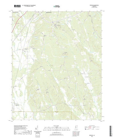 United States Geological Survey Wheeler, MS (2020, 24000-Scale) digital map