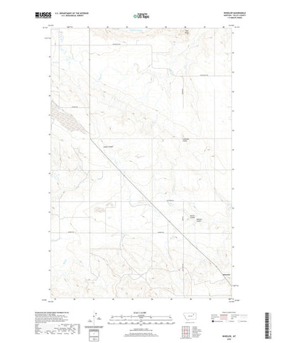 United States Geological Survey Wheeler, MT (2020, 24000-Scale) digital map