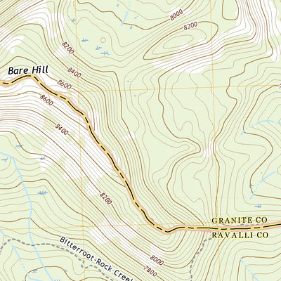 United States Geological Survey Whetstone Ridge, MT (2020, 24000-Scale) digital map