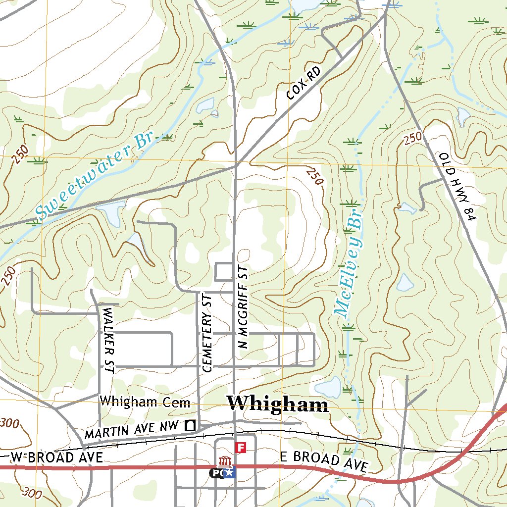Whigham, GA (2020, 24000-Scale) Map by United States Geological Survey ...