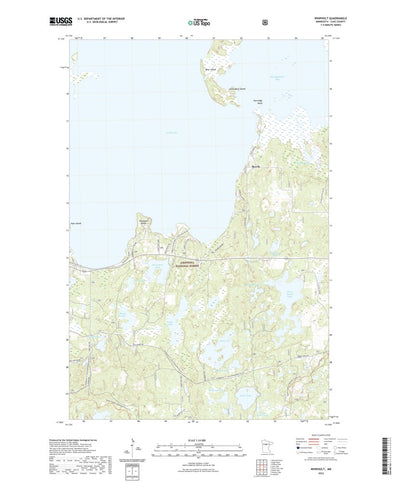 United States Geological Survey Whipholt, MN (2022, 24000-Scale) digital map