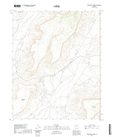 United States Geological Survey Whippoorwill Spring, AZ (2021, 24000-Scale) digital map