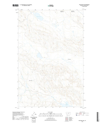 United States Geological Survey Whitcomb Lake, MT (2020, 24000-Scale) digital map