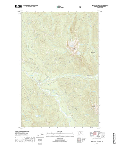 United States Geological Survey White Chuck Mountain, WA (2020, 24000-Scale) digital map