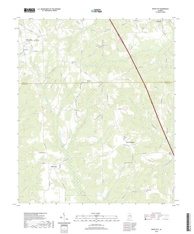 United States Geological Survey White City, AL (2020, 24000-Scale) digital map