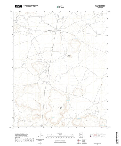 United States Geological Survey White Cone, AZ (2021, 24000-Scale) digital map