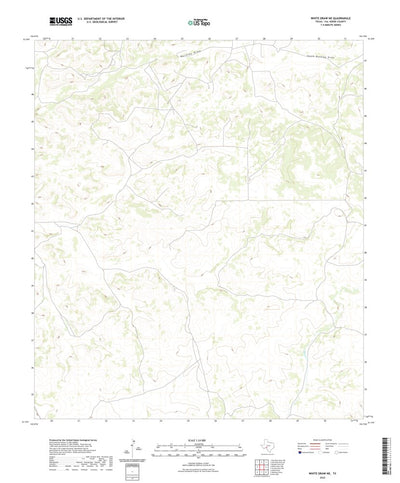 United States Geological Survey White Draw NE, TX (2022, 24000-Scale) digital map