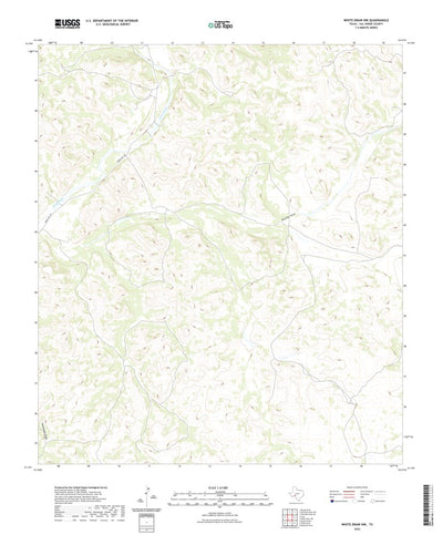 United States Geological Survey White Draw NW, TX (2022, 24000-Scale) digital map