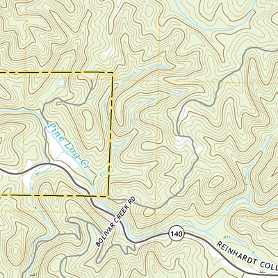 United States Geological Survey White East, GA (2020, 24000-Scale) digital map